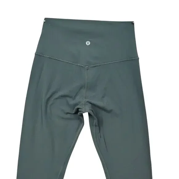 Lululemon Align High Rise Leggings Size 6 Gray Super Soft Full Length - Picture 4 of 9